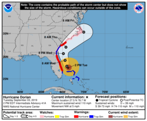 Cover photo for Sep 3 Strawberry Update: Hurricane Dorian Preparedness and Resources