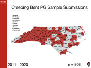 Cover photo for 10-Year NC County Golf Sample Review