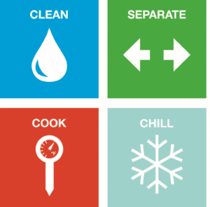 Clean. Separate. Cook. Chill.