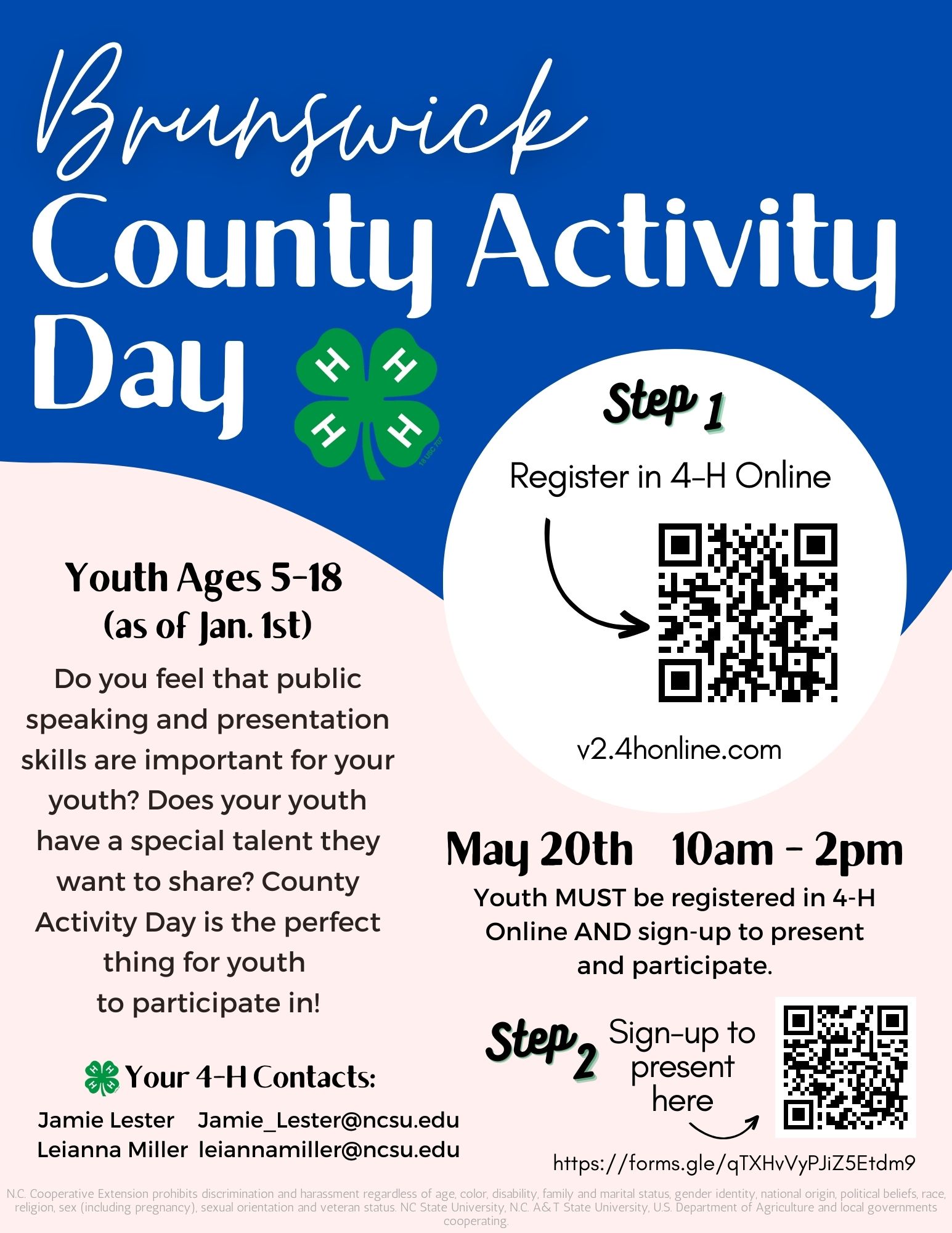 Brunswick County Activity Day
