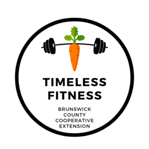 Black Circle with barbell logo for Timeless Fitness