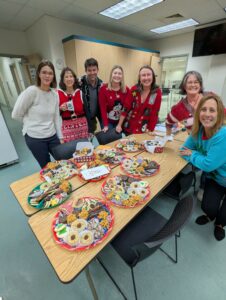 N.C. Cooperative Extension office team members prepared cookies for delivery to partner departments at the Brunswick County Government Center.