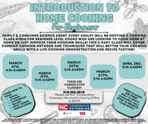 Introduction to Home Cooking flyer