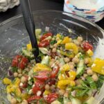 chickpea salad made by Extension Master Food volunteer Margarete O'Leary