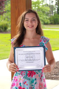 Keona Warren awarded the Glenda Ansley Memorial Teen Court College Scholarship